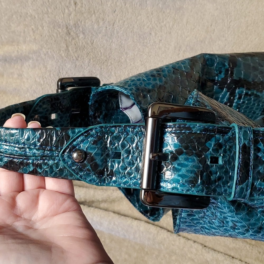 Steven By Steve Madden Euc Beautiful Turquoise Sn… - image 3